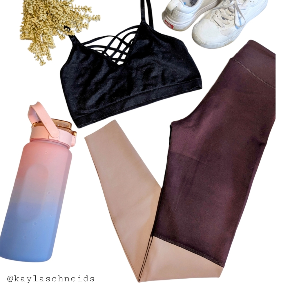 🆕 Aurum 2-Tone Athletic Leggings